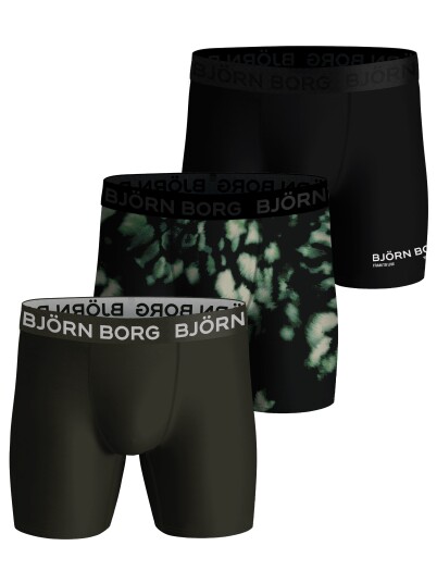 Björn Borg Men's Performance Boxer 3-pack Multipack 2 M, Multipack 2