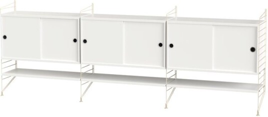 String stue hvit & beige Kombinasjon F