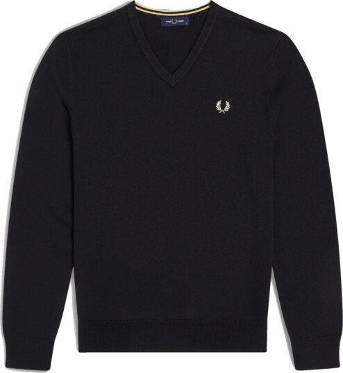 Fred Perry Herre Strikkevarer Svart XL,