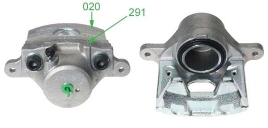 Bremsecaliper BUDWEG CALIPER 345624 Bremsecaliper BUDWEG CALIPER 345624