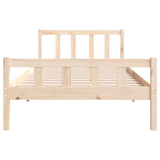 vidaXL Sengeramme heltre 100x200 cm