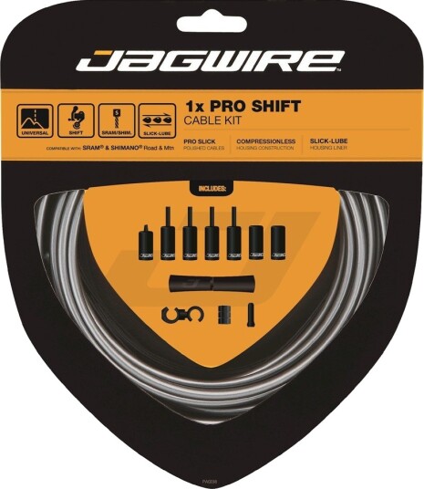 Jagwire Pro Kabelsett 1x Girkabel Grå