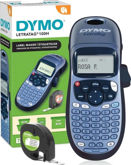 Dymo Letratag 100H, Direkte Termisk, 180 X 180 Dpi, 12 Mm/Sek, Blå