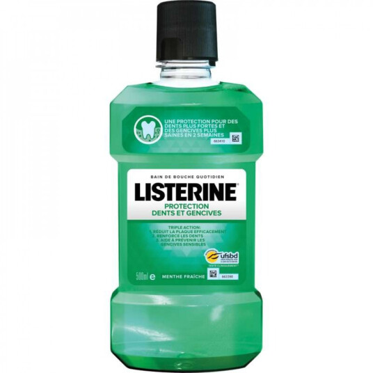Listerine Munnvann FRISK MINT tannkjøttbeskyttelse 500 ml.