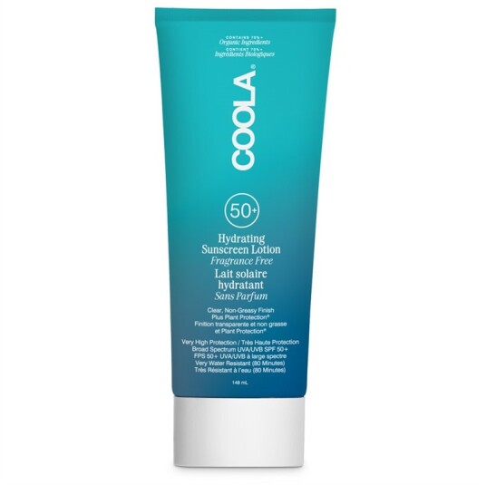 Coola Fuktighetsgivende Solkrem SPF 50 Uten Parfyme 148 ml Coola Fuktighetsgivende Solkrem SPF 50 Uten Parfyme 148 ml