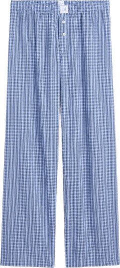 GAP Poplin Pj Pants From The Gap Collection Blue S GAP Poplin Pj Pants From The Gap Collection Blue S