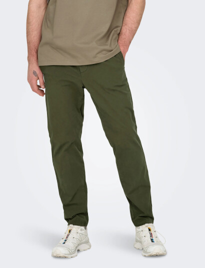 ONLY & SONS Onslinus Taper 0183 Pant Noos - Green - XS ONLY & SONS Onslinus Taper 0183 Pant Noos - Green - XS