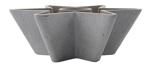 House Doctor Mold Star Lysestake Grå 30,5 cm Polystone House Doctor Mold Star Lysestake Grå 30,5 cm Polystone