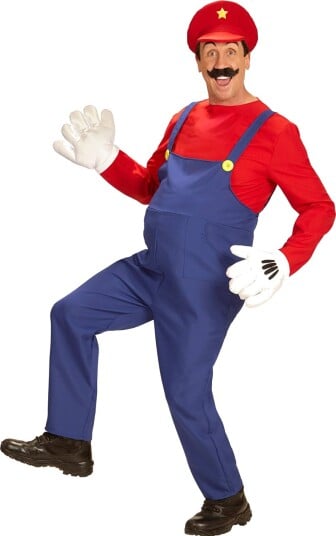 Widmann Mario Inspirert Unisex Kostyme Strl M
