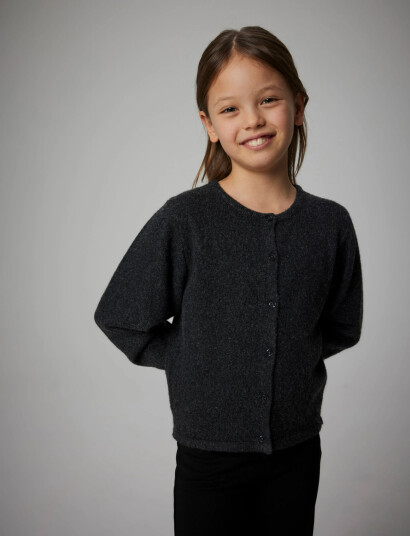 name it Nkfsaluna Ls Knit Card Noos Grey 158-164