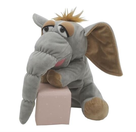 Magni Elephant "Frank" hand puppet 25 cm. 3897