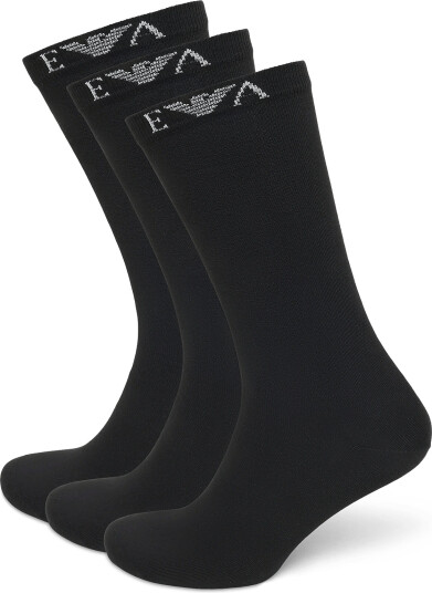 Emporio Armani Socks Set Black ONE SIZE