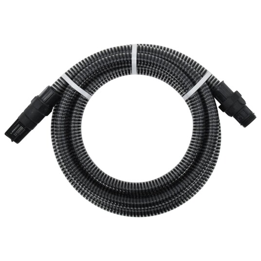 vidaXL Sugeslange med PVC kontakter 4 m 22 mm svart vidaXL Sugeslange med PVC kontakter 4 m 22 mm svart