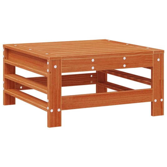  Hagefotstøtte Massiv furu VoksBrun 57,5 x 57,5 x 30 cm
