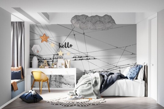 Tapet Urban Kabelnett Tapet Urban Kabelnett