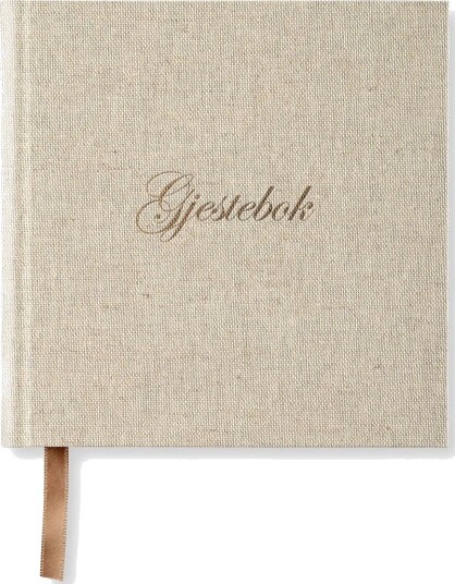 Paperstyle Gjestebok Linen Paperstyle Gjestebok Linen