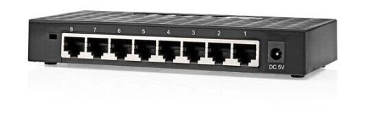 Nedis NSWH8P110BK network switch