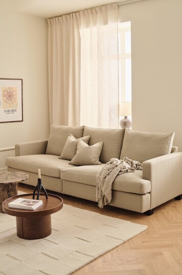 Nord Komfort   Soffa 4 sitteplasser Wellington   Brun