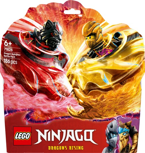 LEGO Ninjago 71826 Stridspakke med Spinjitzu-dragespinnere LEGO Ninjago 71826 Stridspakke med Spinjitzu-dragespinnere