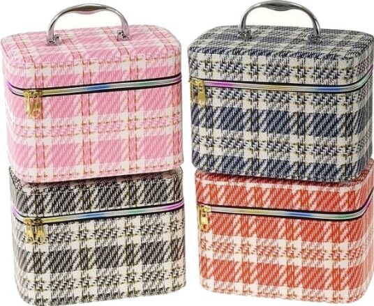 Adar Trunk L Med Låsende Speil 23X17x15 Cm Mix