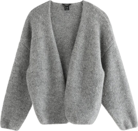 Lindex Knitted Cardigan GREY MELANGE XS/S