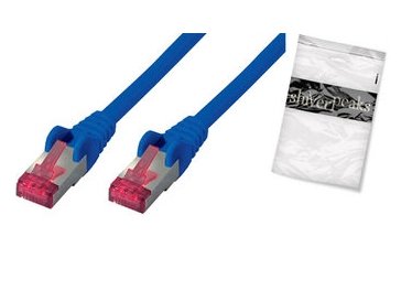 shiverpeaks Patchkabel S/FTP Cat.6A blau 7,5m