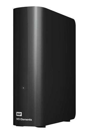 WD Elements 22TB Ekstern Harddisk med USB 3.0 - Svart