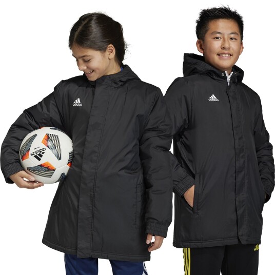 adidas Entrada 22 Parka Jakke Barn Svart 176