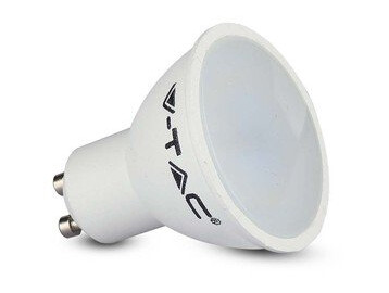 V-Tac 4,5W LED spot - 230V, GU10 - Dimbar : Ikke dimbar, Kulør : Varm