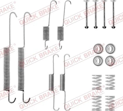Tilbehørsett bremsesko QUICK BRAKE 105 0613