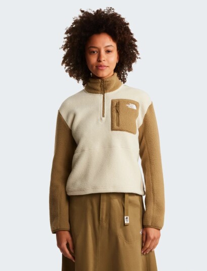 The North Face W Yumiori 1/4 Zip Cream XL The North Face W Yumiori 1/4 Zip Cream XL