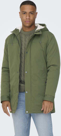 ONLY & SONS Onsalexander Life Parka Otw Vd - Green - S