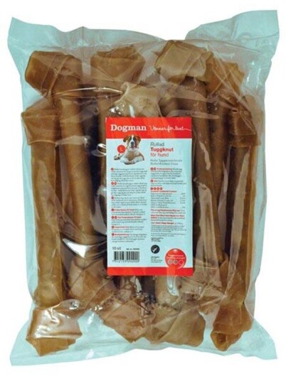 Dogman Rullet Tyggeknute L 10-Pk Dogman Rullet Tyggeknute L 10-Pk