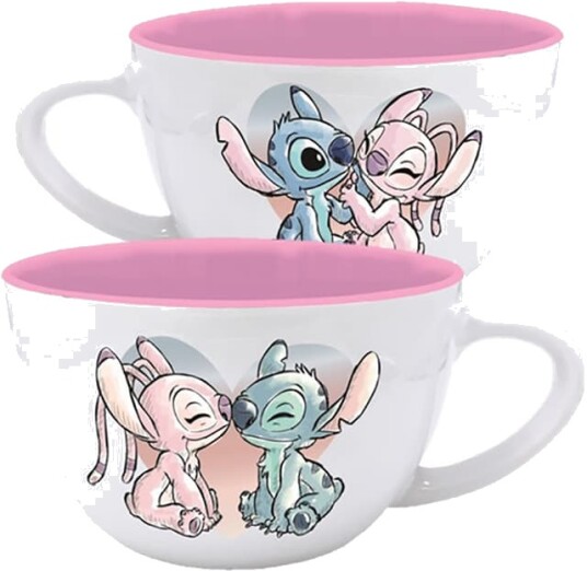 Konix Stitch krus Stitch & Angel Jumbo