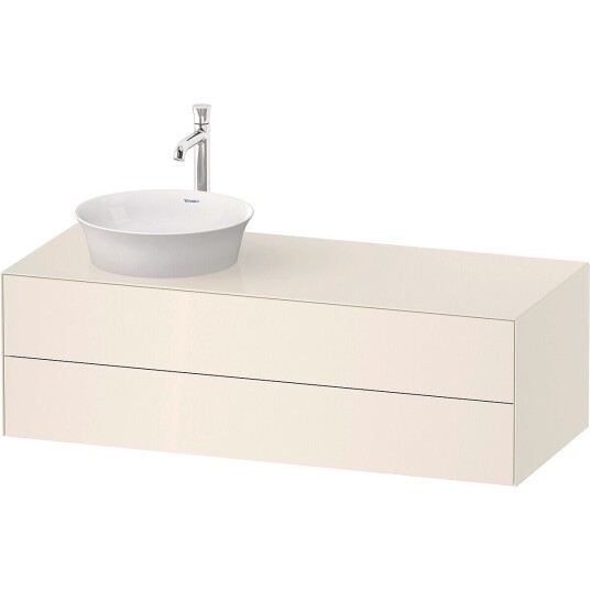 Duravit White Tulip Servantskap 2 skuf. 130x55x40,8 cm Nordisk Hvit Høyglans