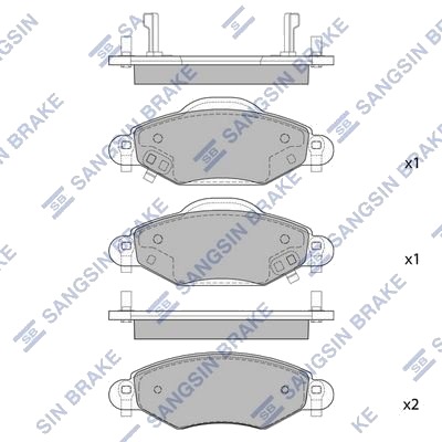 Hi Q SP1419 Bremseklosser
