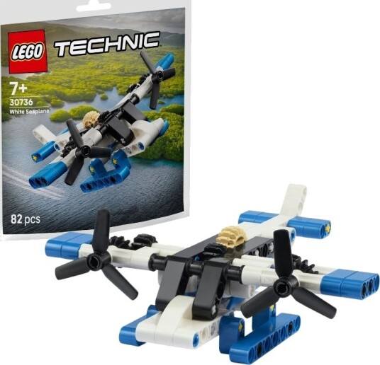 Lego Technic 30736 Hvitt Sjøfly Byggeleker