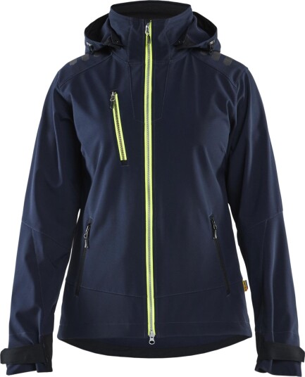 Blåkläder Softshelljakke 4719 Marineblå/Gul M
