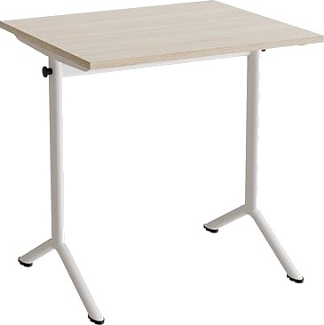 Bord Atlas 1130 700X600mm Eg Højtrykslaminat Gult Stel Bord Atlas 1130 700X600mm Eg Højtrykslaminat Gult Stel