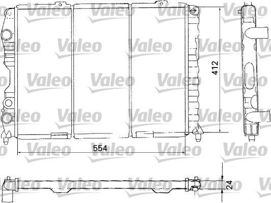 Radiator VALEO 731283