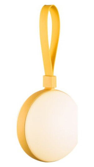 NORDLUX BRING TO-GO 12 LAMPE OPPLADBAR HVIT/GUL