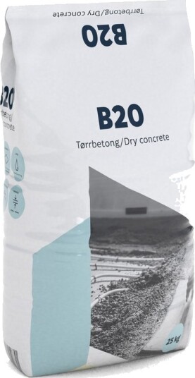 Nobrand B20 Tørbetong 25 KG Nobrand B20 Tørbetong 25 KG