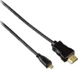 Hama High Speed Hdmi Cable Hdmi Kabel Hdmi Hann Til 19 Pin Micro Hdmi Type D Hann 50 Cm Skjermet Svart