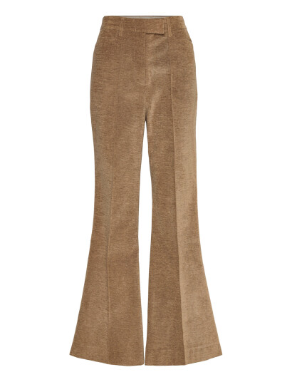 REMAIN Birger Christensen High Waist Flared Pants - Brown - 36 REMAIN Birger Christensen High Waist Flared Pants - Brown - 36