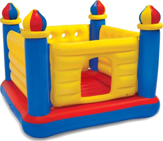 Oppblåsbar trampoline Slott for barn 174 x 174 x 135 cm 48259 INTEX Oppblåsbar trampoline Slott for barn 174 x 174 x 135 cm 48259 INTEX