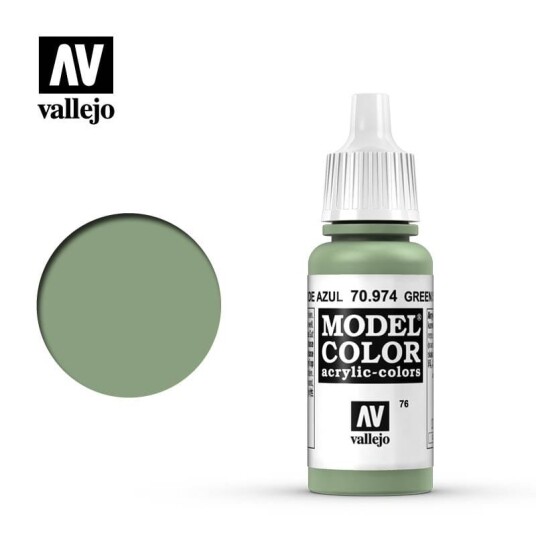 Vallejo Modellfarge 70.974 Grønn Sky 18ml for Modellbygging
