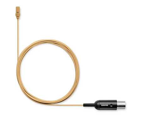 Shure Uniplex Ul4t Lav Mic Card. Mtqg Tan