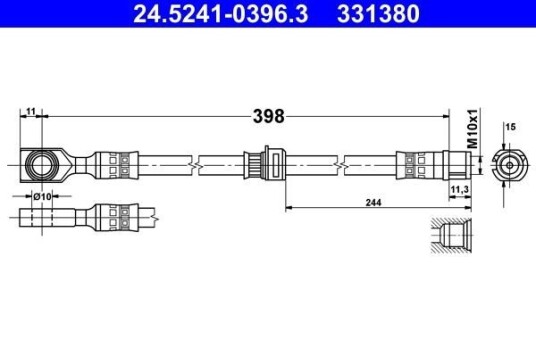 Bremseslange ATE 24.5241-0396.3