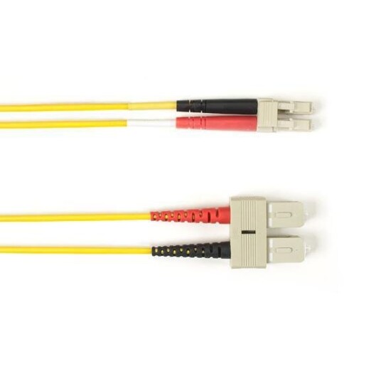 Black Box 62.5 mm Duplex FO Kabler for Nettverk, PVC, Gul