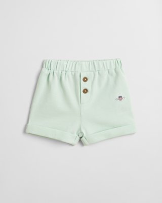 Gant Shield piqué shorts til baby FADED MINT 68